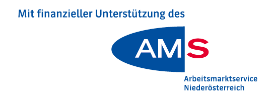 Logo Mit finanzieller Unterstützung des AMS Niederösterreich